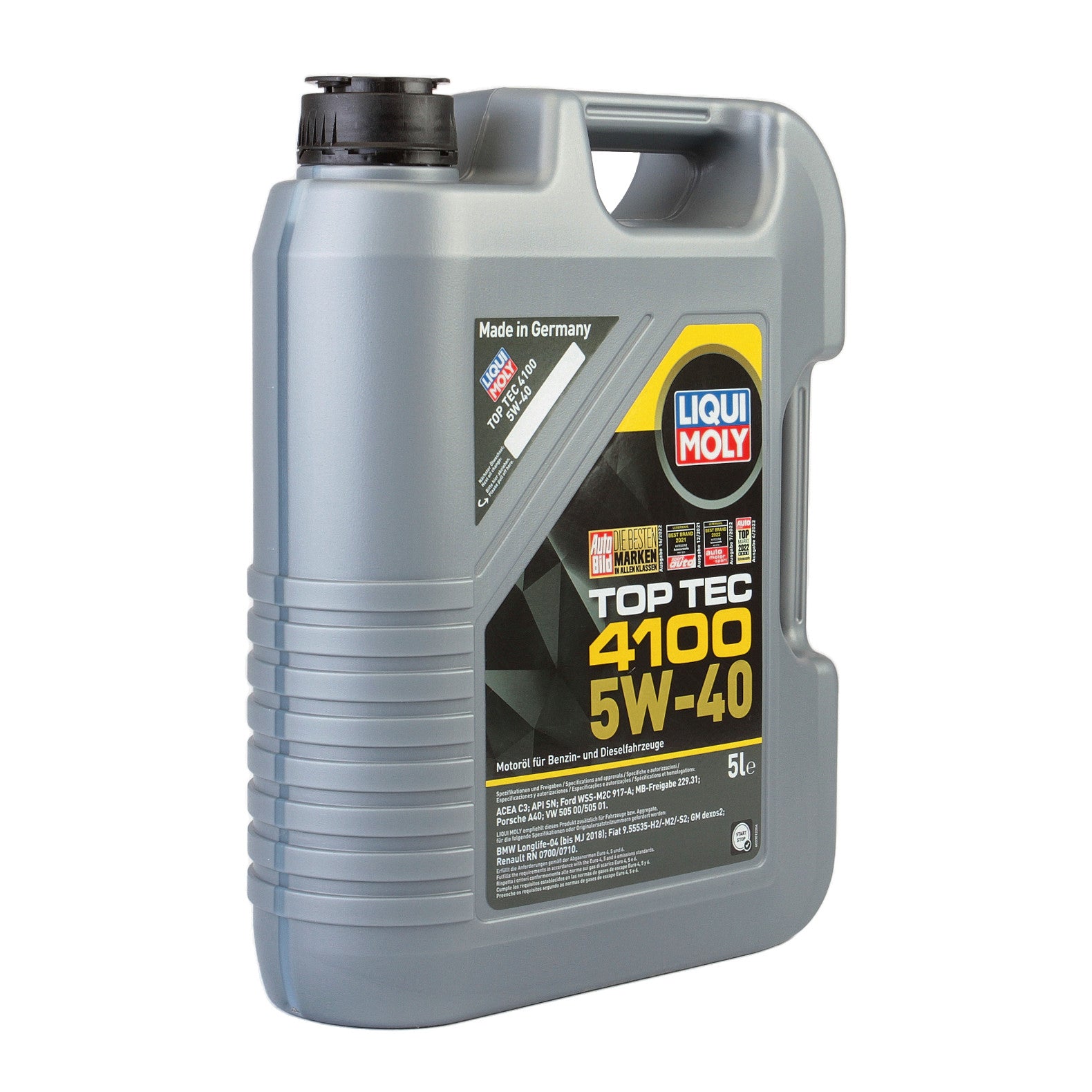 Ulei motor Liqui Moly Top Tec 4100 5W40 (3701) (2686) (9511) 5L - 10719483