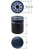 Filtru ulei OC 986 MAHLE