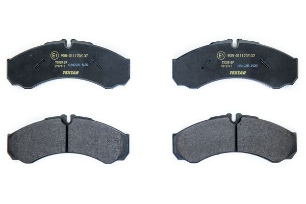 set placute frana,frana disc 2912111 TEXTAR