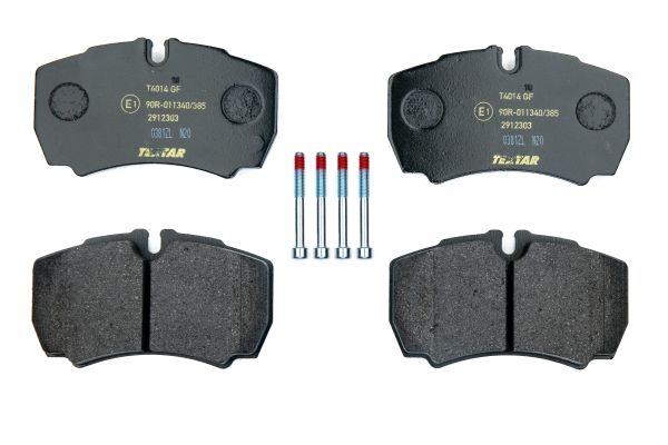 set placute frana,frana disc 2912303 TEXTAR