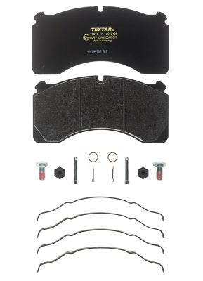 set placute frana,frana disc 2912405 TEXTAR