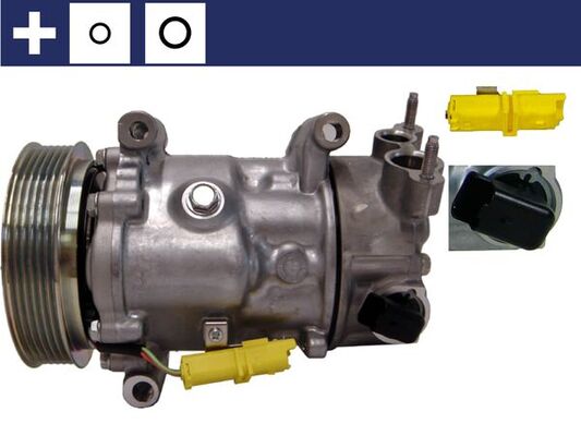 Compresor, climatizare ACP 14 000S MAHLE