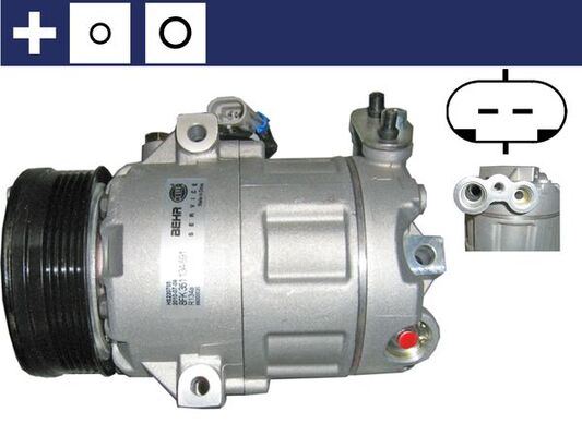 Compresor, climatizare ACP 62 000S MAHLE