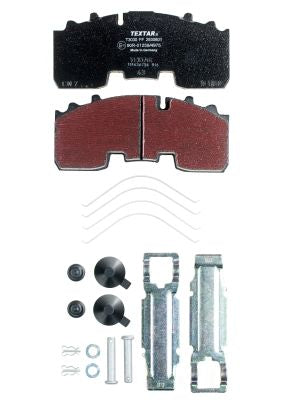 Set placute frana TEXTAR 2930601