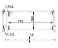 Condensator, climatizare AC 532 000S MAHLE