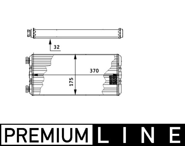 Radiator habitaclu MAHLE AH 131 000P