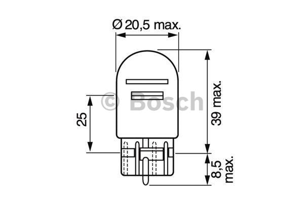 Bec Bosch Pure Light W21/5W 12V 21/5W W3x16q - 1987302252