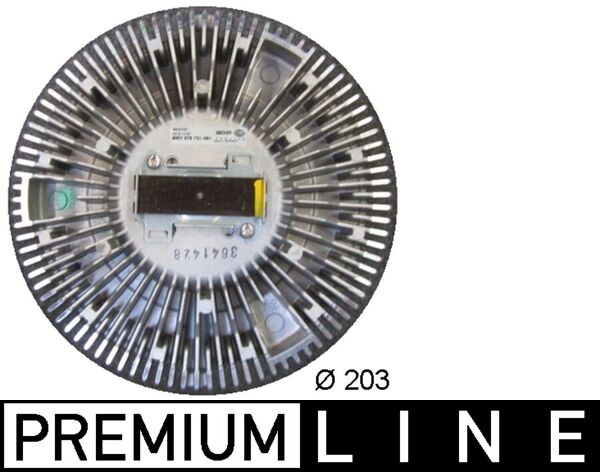 Cupla, ventilator radiator CFC 37 000P MAHLE