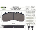 Set placute frana,frana disc 882200 VALEO