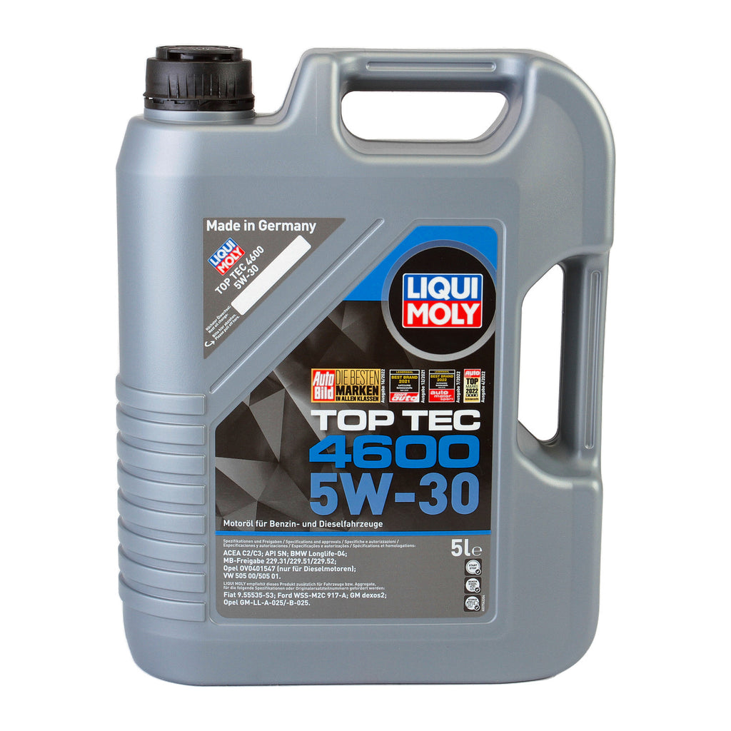 Ulei motor turisme Liqui Moly Top Tec 4600 5W30 Opel Dexos 2 5L - 2316