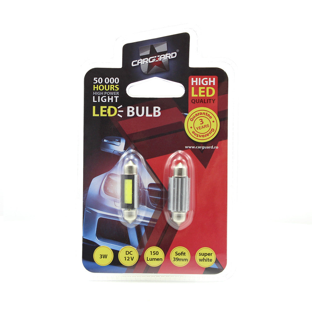 Bec MTR C5W 12V 3W Set 2 buc Carguard - CLD019