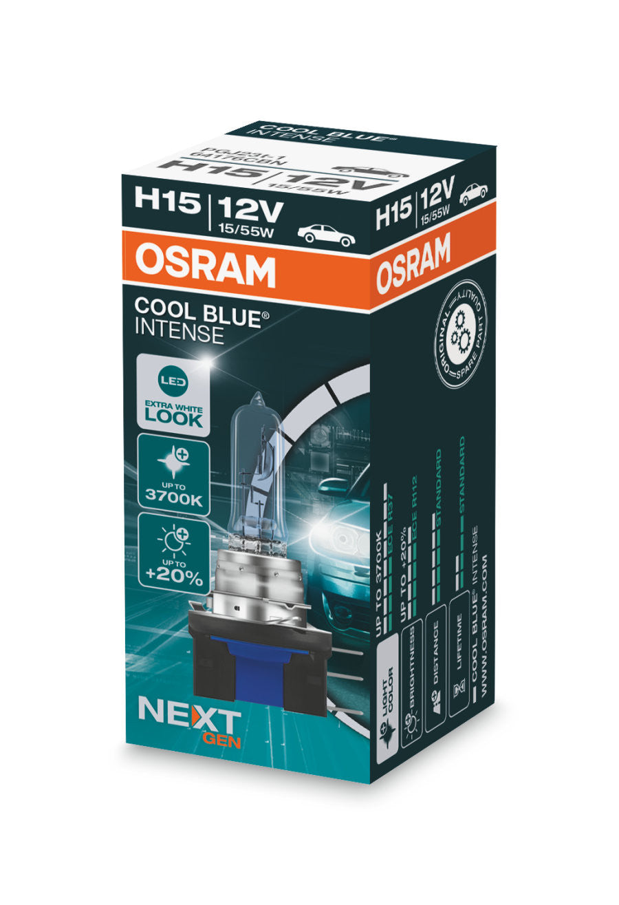 Bec Osram Cool Blue Intense H15 15/55W 12V PGJ23t-1 - 64176CBN