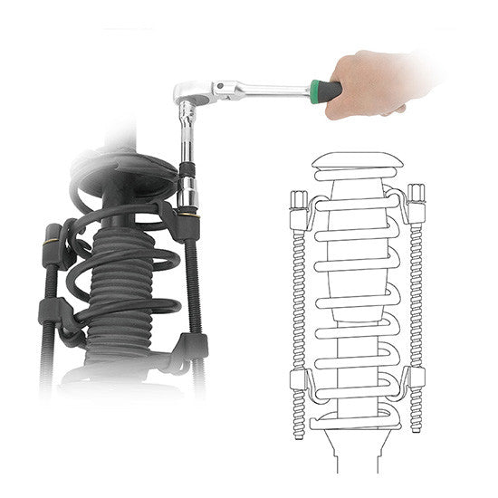 Dispozitiv comprimare arc 370mm Toptul - JEAC0137