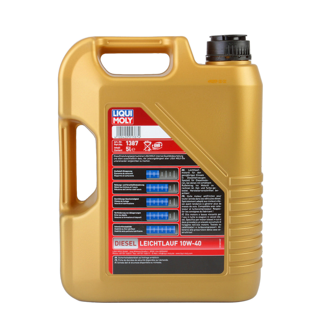 Ulei motor Liqui Moly Diesel Leichtlauf 10W40 (1387) (21315) 5L