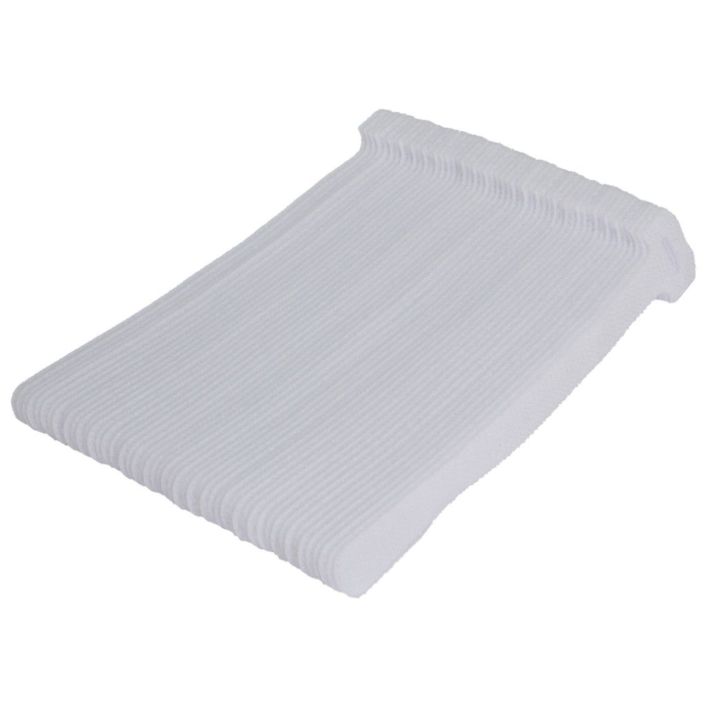 Cleme pentru cabluri albe 12.5x180mm 50 buc MTR - LHVT121807W