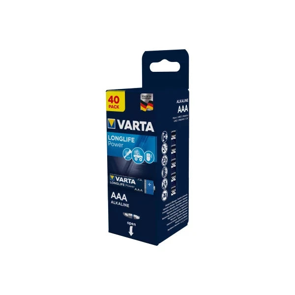 Baterie Varta LongLife Power AAA Storagebox 40 buc - 13048373