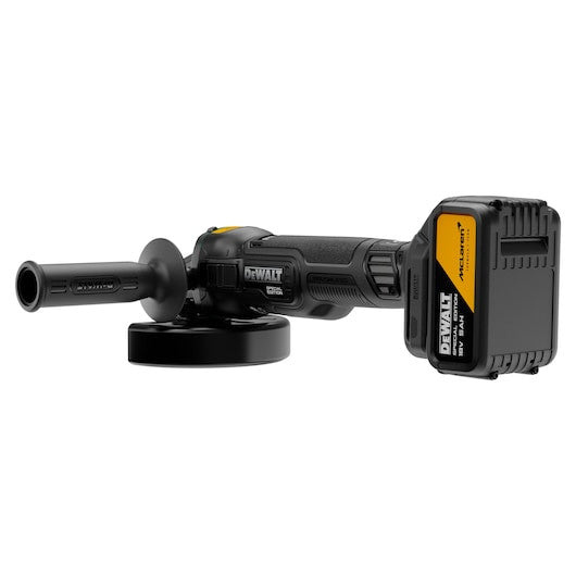 Polizor unghiular, cu motor fără perii DEWALT® x McLaren F1 Team 18V XR® 125 mm - 2 x 5Ah - DCG45MP2TQW
