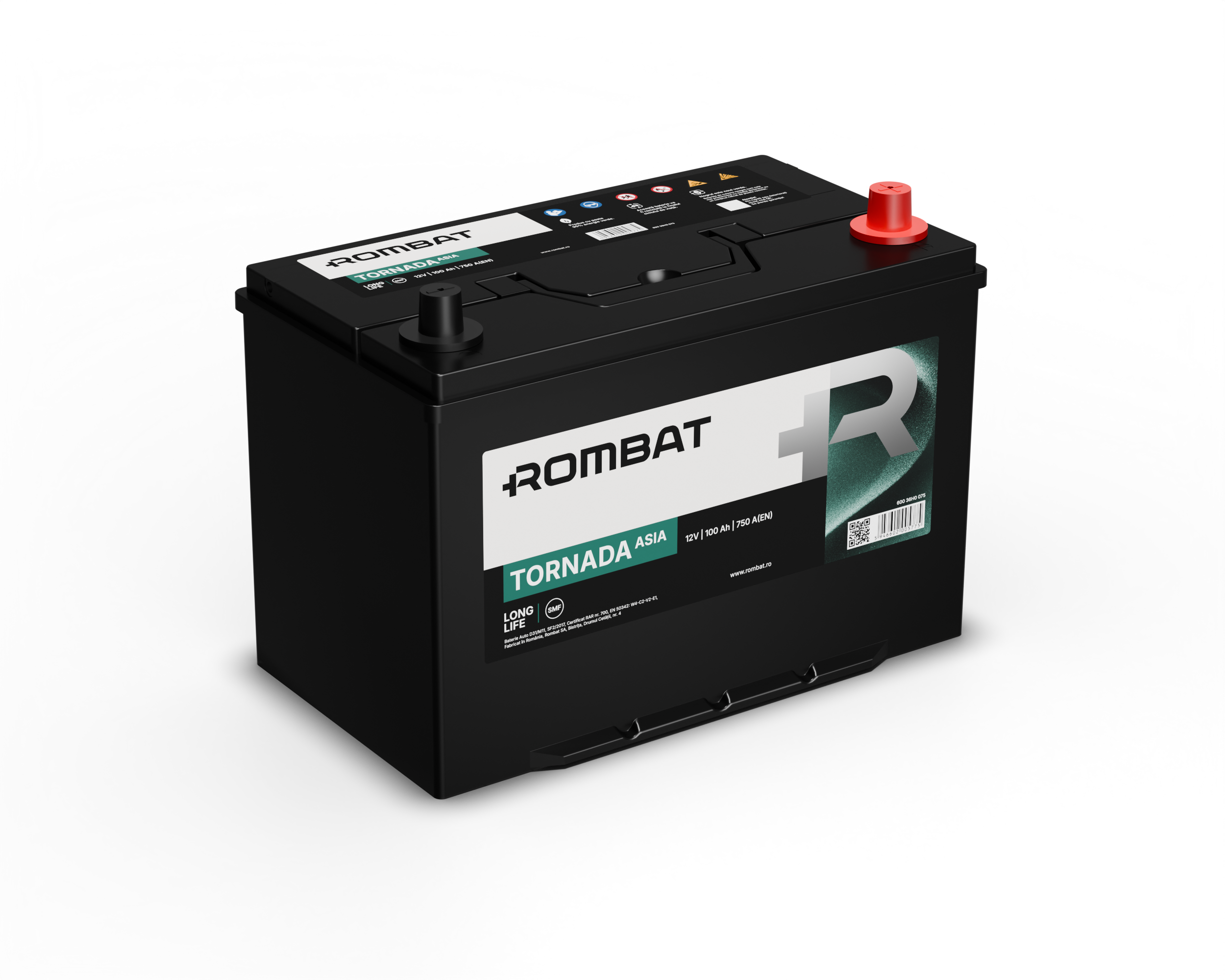 Acumulator Rombat Tornada Asia 100 Ah - 12146311