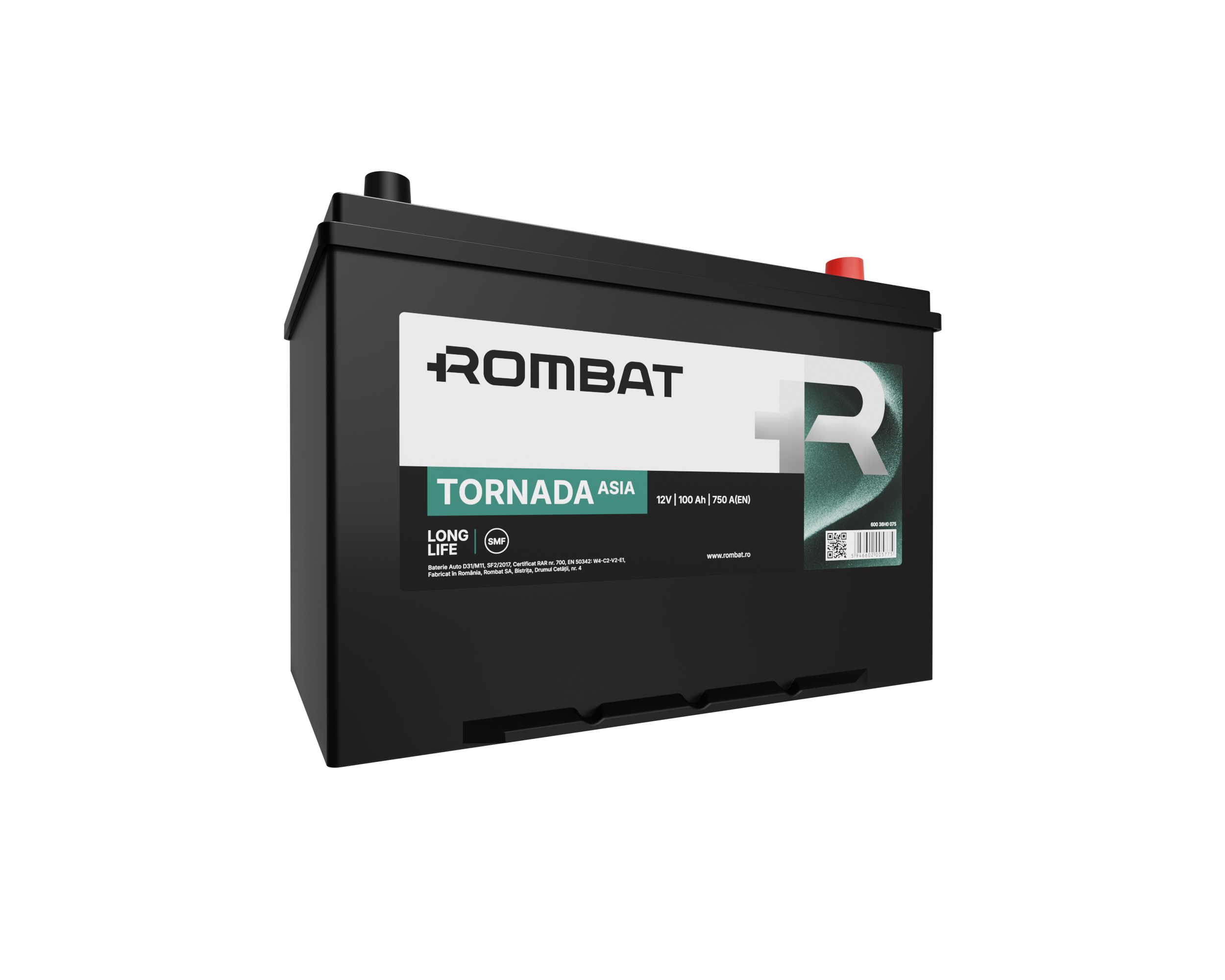 Acumulator Rombat Tornada Asia 100 Ah - 12146311