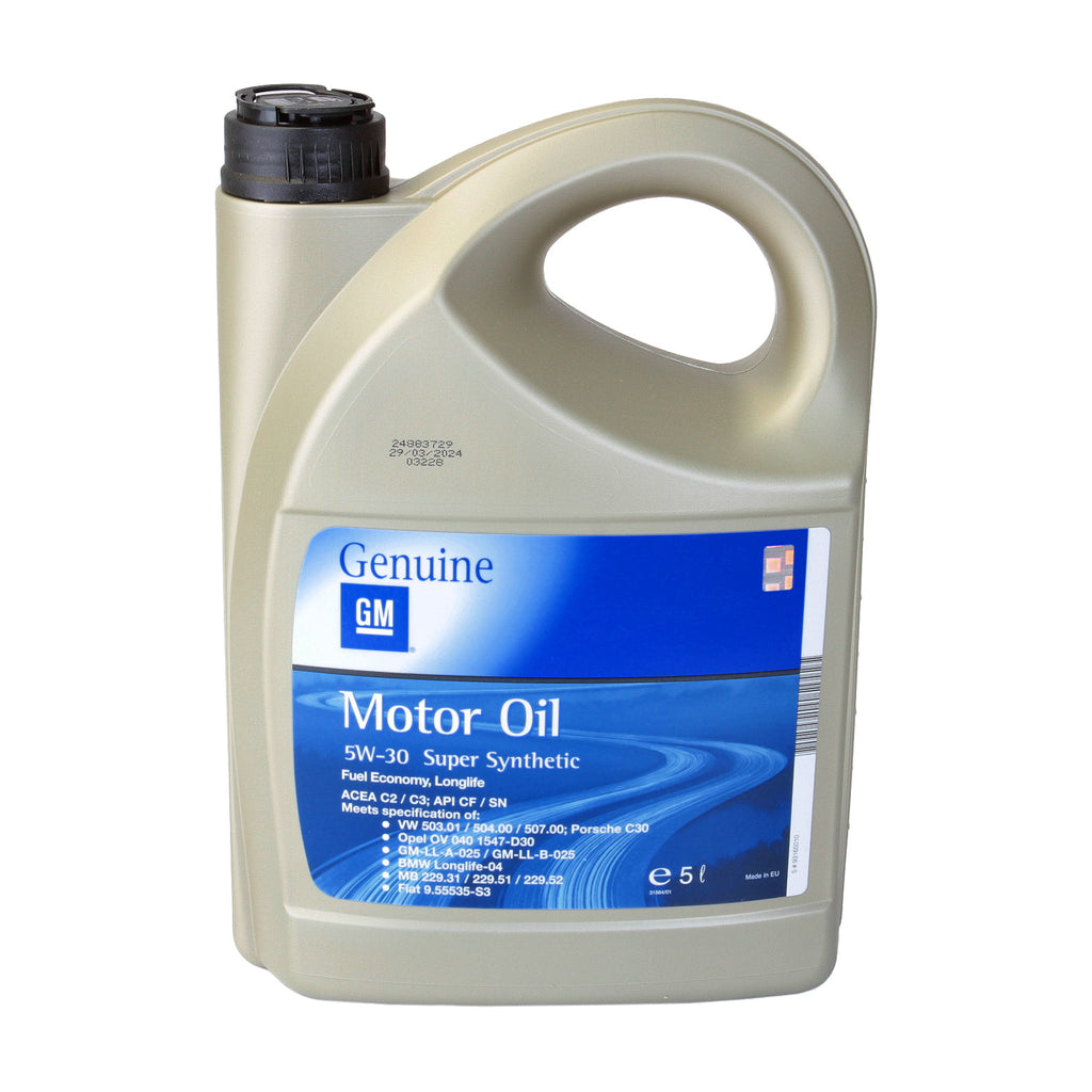Ulei motor GM Super Synthetic 5W30 5L Opel - 93165010