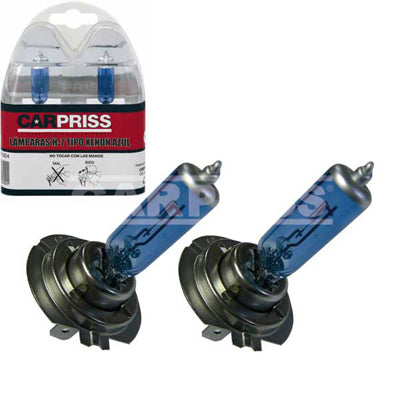 Bec Carpriss  H7 12V 55W PX26d Tip Xenon Albastru Set 2 buc - 10675290