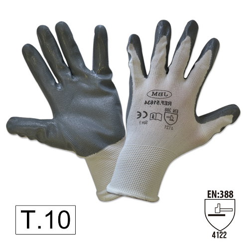 MANUSI DE LUCRU CU PALMA INTARITA DE NITRIL T10 JBM