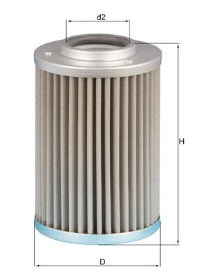 Filtru hidraulic, cutie de viteze automata HX 40 MAHLE