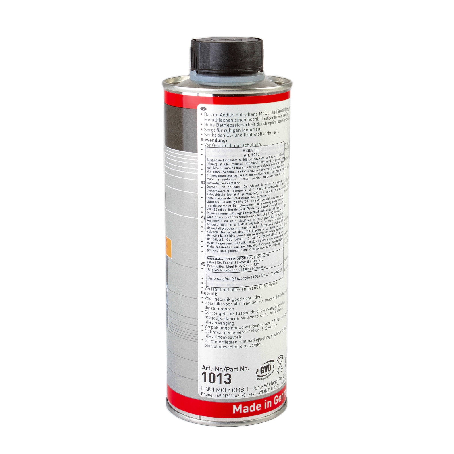 Aditiv ulei cu MoS2 Liqui Moly 500 ml - 1013