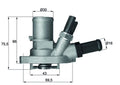 termostat,lichid racire TI 149 88 MAHLE