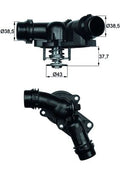 termostat,lichid racire TM 13 97 MAHLE
