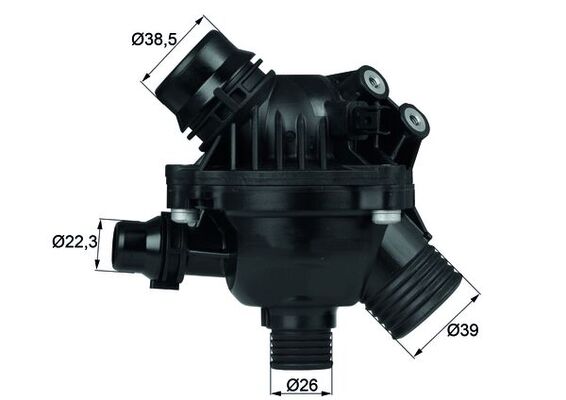 termostat,lichid racire TM 14 97 MAHLE