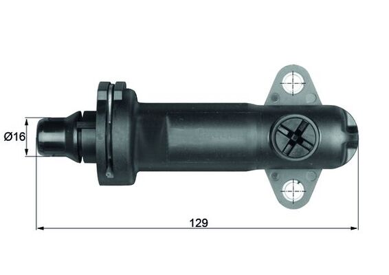 Termostat, racire recirculare gaze evacuare TE 2 70 MAHLE