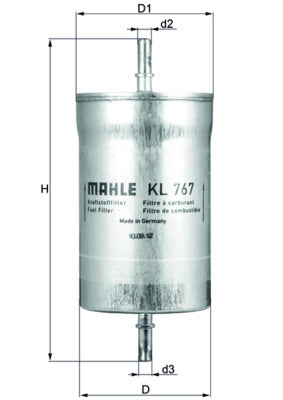 filtru combustibil KL 767 MAHLE
