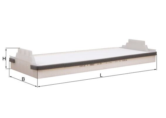 Filtru, aer habitaclu LA 154 MAHLE