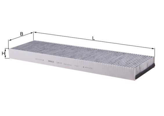 Filtru, aer habitaclu LAK 70 MAHLE