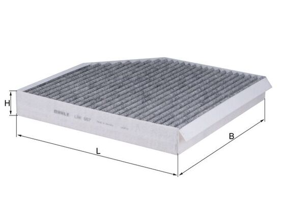 Filtru, aer habitaclu LAK 667 MAHLE