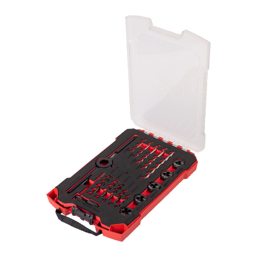 Set de filiere si tarozi, metric, 17buc Milwaukee - 4932498720
