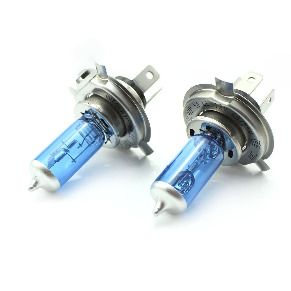 Bec MTR H4 12V 60/55W + 50% intensitate Alb Xenon Set 2 buc Carguard - BHA023