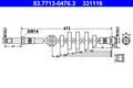 Furtun frana 83.7713-0476.3 ATE