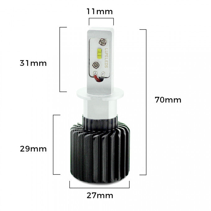 Bec LED Offroad Carguard H3 12-24V - H3LED