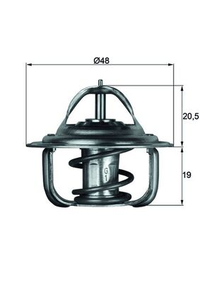 Termostat MAHLE TX 1 92D