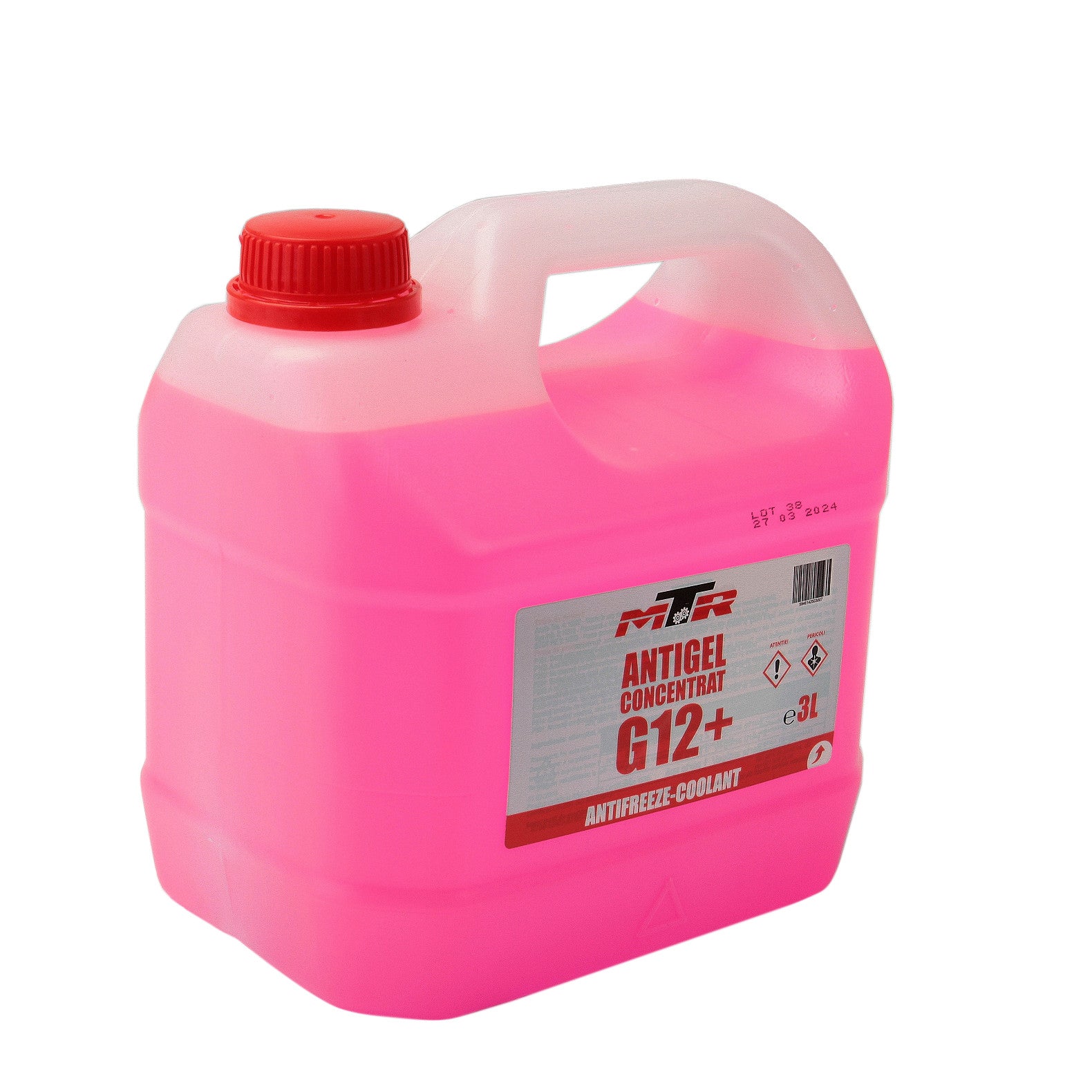 Antigel concentrat Rosu MTR G12+ (-72°C) 3L - 801613