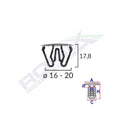 CLIPS UNIVERSAL NEGRU SET 10 BUC