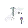SURUB CU SAIBA ALFA ROMEO FIAT 6.2X20.4MM SET 10 BUC