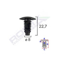 CLIPS TAPITERIE PENTRU BMW/OPEL/GRUP VAG 8X22.7MM - NEGRU SET 10 BUC