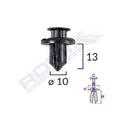 CLIPS FIXARE BARA FATA PENTRU HONDA/MITSUBISHI 10X13MM - NEGRU SET 5 BUC