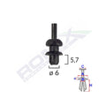 CLIPS FIXARE AGATATOR CITROEN FIAT PEUGEOT SEAT SKODA - NEGRU SET 10 BUC