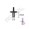 CLIPS FIXARE PENTRU BMW 6X14.8MM - NEGRU SET 10 BUC