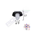 CLIPS FIXARE ELEMENTE EXTERIOARE PENTRU CITROEN/PEUGEOT/FIAT 9X17MM - ALB SET 10 BUC