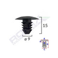 CLIPS TAPITERIE PENTRU GRUP VAG 9X15MM - NEGRU SET 10 BUC